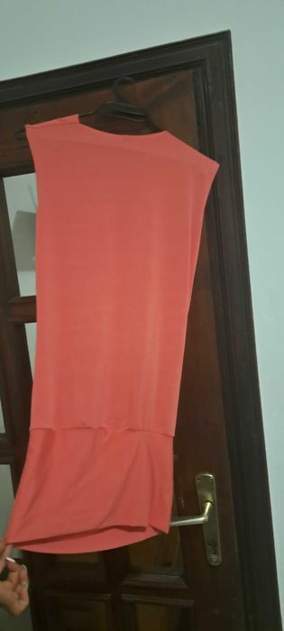 Коктейлна розова туника