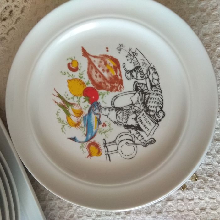 Посуда конца 70-х годов ,,Дулево" и производства ГДР