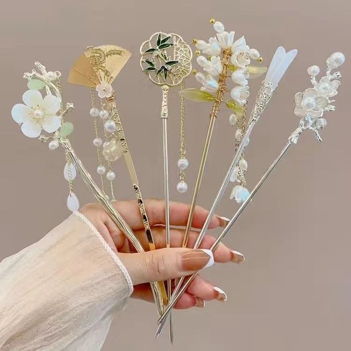 Кандзаси шпильки для волос