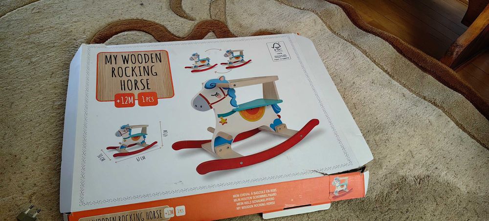 Calut lemn montat +12 luni