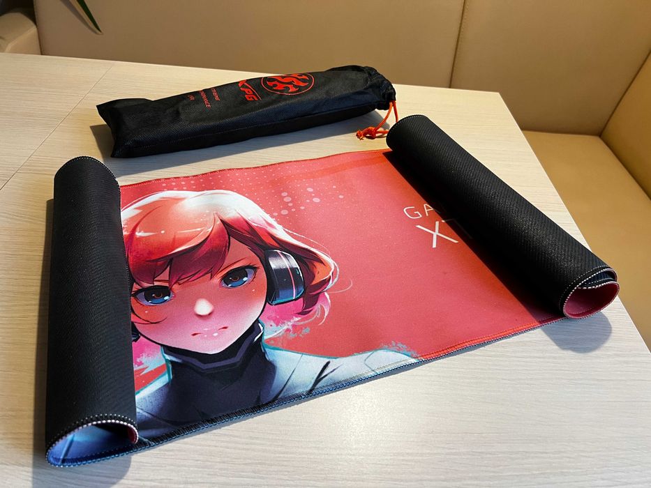 Gaming Mat pentru birou, suport tastatura si mouse 78x30 cm + husa