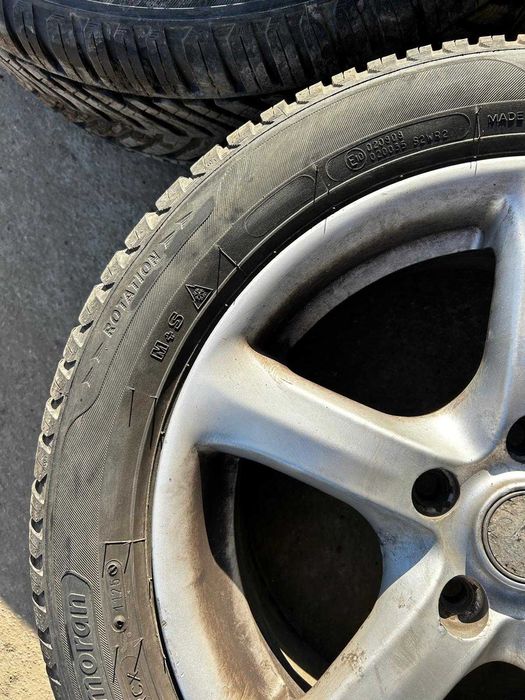 Set jante aliaj cu anvelope 205/55R16 M+S 5X112 Golf 6,B6,Octavia 2