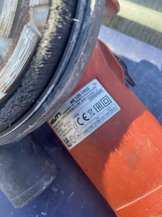 Flex Hilti AG 125-19SE + sistem de aspirare DG-EX 125/5