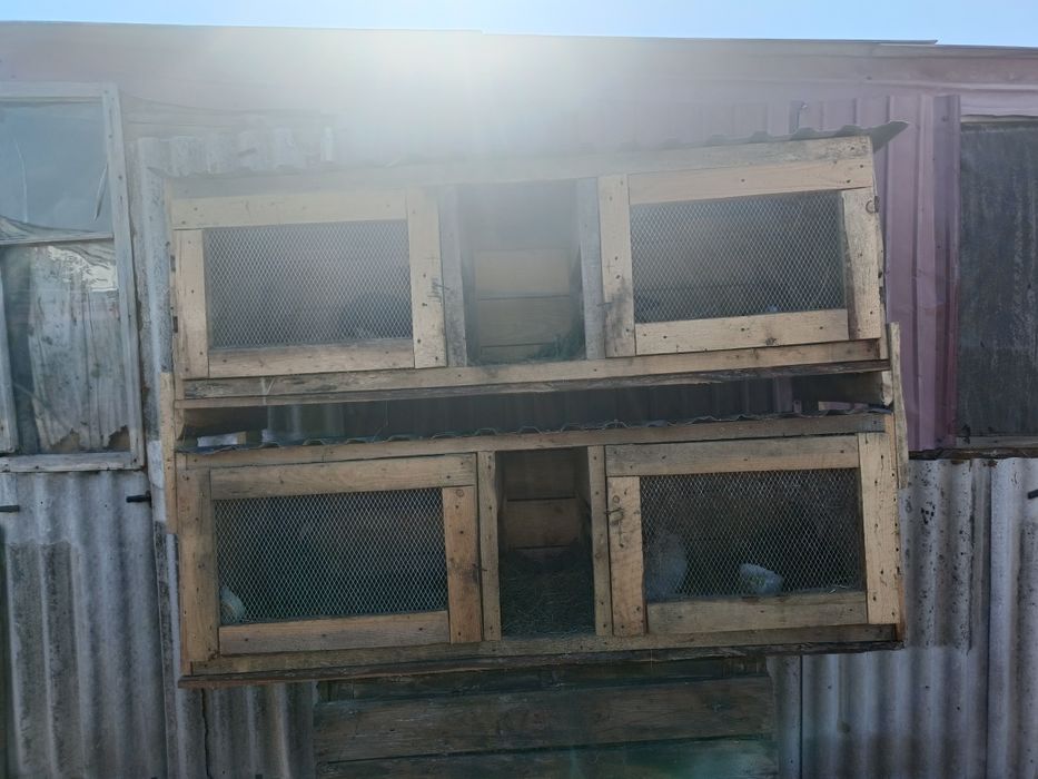 Срочно продам клетки для кроликов.