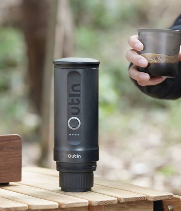 Кофеварка Outin Эспрессо везде и всегда Кофеварка для природы и дороги