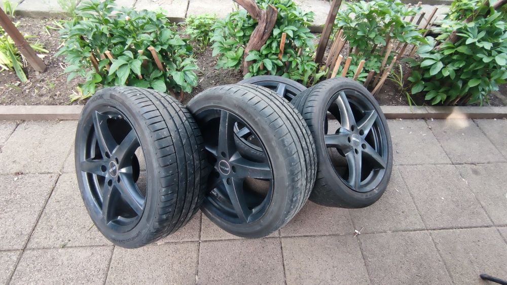 Jante 120×5+cauciucuri vara