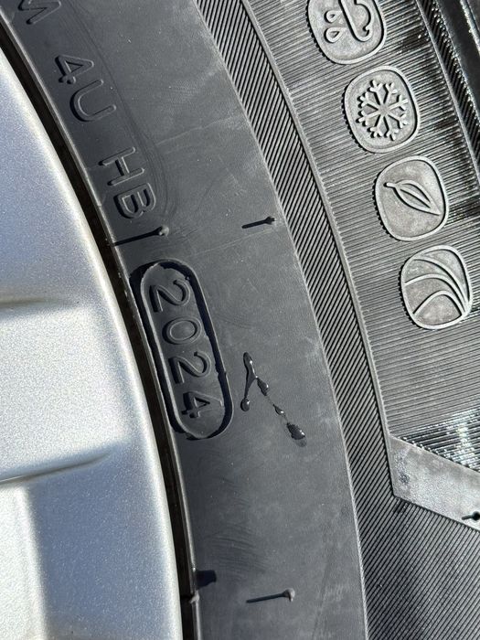 4 джанти МЕРЦЕДЕС с гуми HANKOOK  235/60/17 ALLSEASON DOT 24