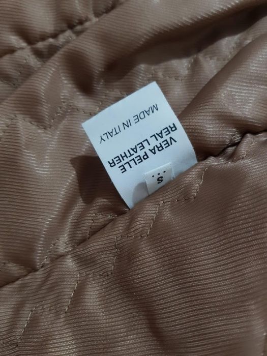Geaca din piele naturala Made in Italy,noua cu eticheta
