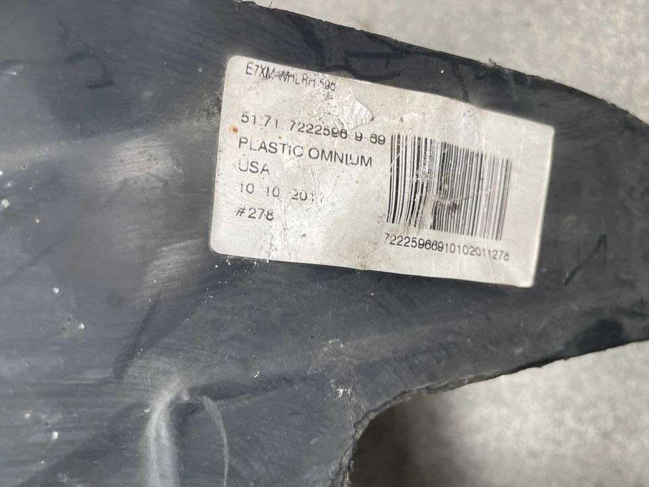 carenaj dreapta fata Bmw X5 E70 M - X6 E71 M cod 7180620