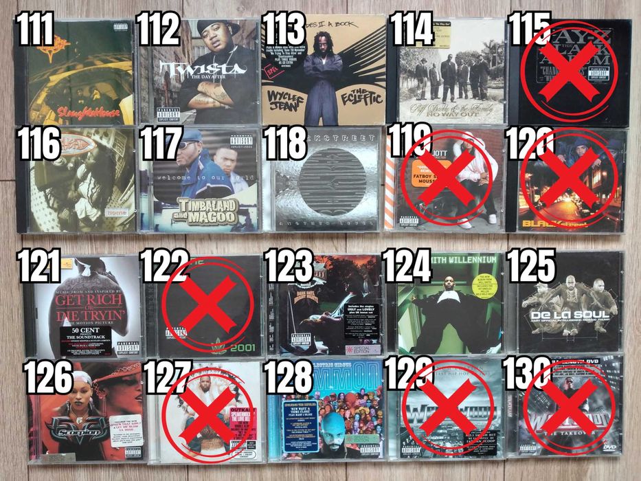 Hip-Hop Rap Music Albums CD's Оригинални Рап Музикални Дискове Хип-Хоп