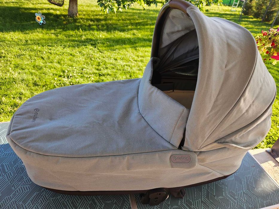 [Bucuresti] Landou Cybex Cot S Lux Sky Blue - compatibil Balios S Lux