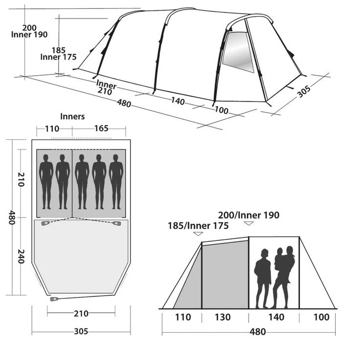 Палатка Easy camp huntsville 500