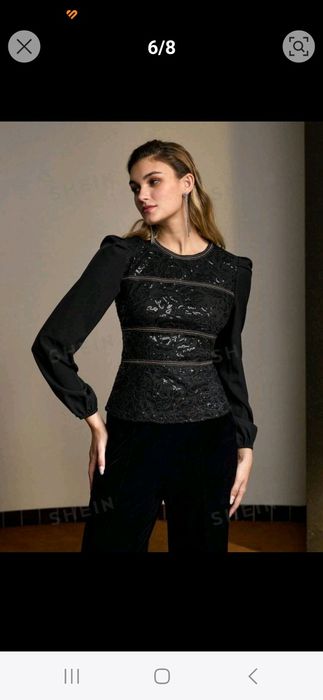 Bluză elegantă Shein
