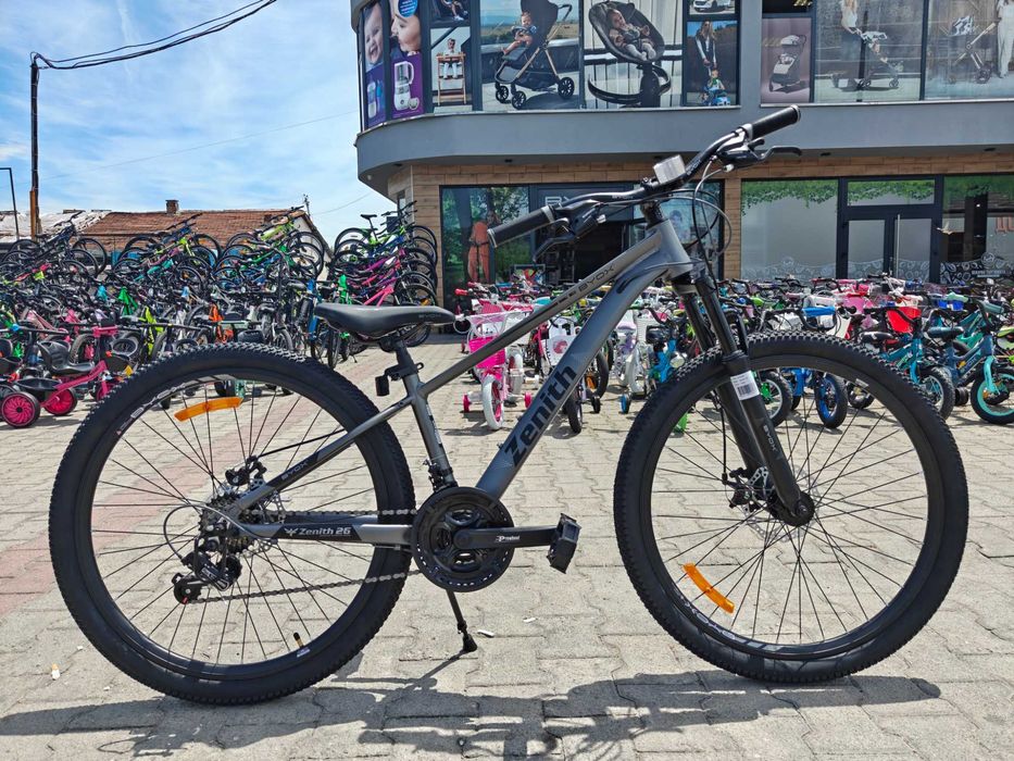 X Алуминиев велосипед 26" ZENITH сив