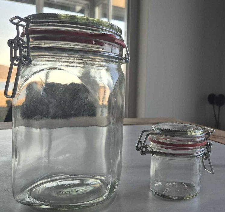 буркани с гумен уплътнител и клипс