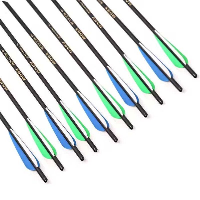 Sageti arbaleta din carbon,de 20 si 22 inch(51 si 56 cm),cu varf