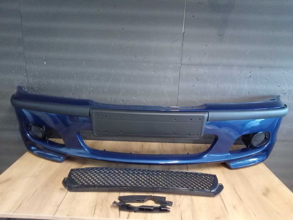 Bara fata M-LOOK BMW E46 facelift 2001-2005 Albastru 317 A07 Vopsita