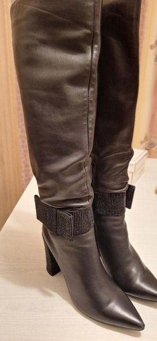 Продам сапоги натуральный кожаные