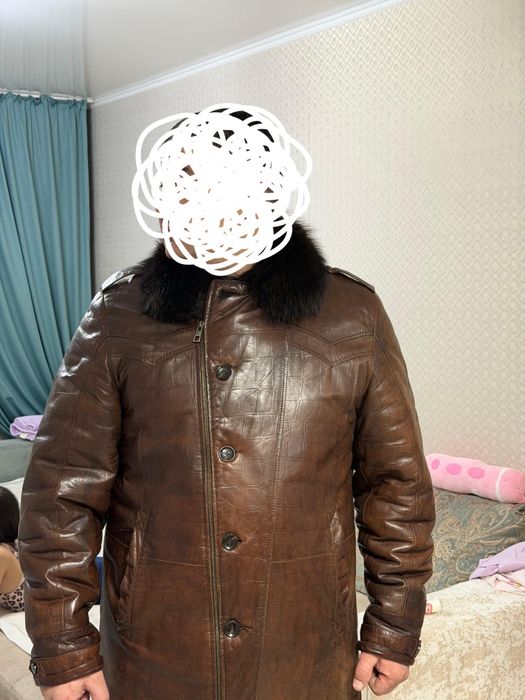 Дубленка мужская,зимняя