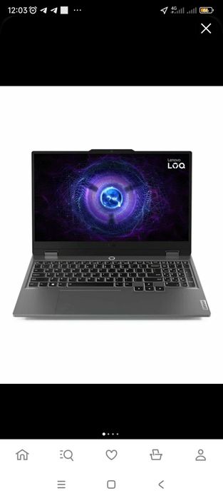 Lenovo loq 15 i5-12450hx noutbuki kuchli o'yin noutbuki sotiladi