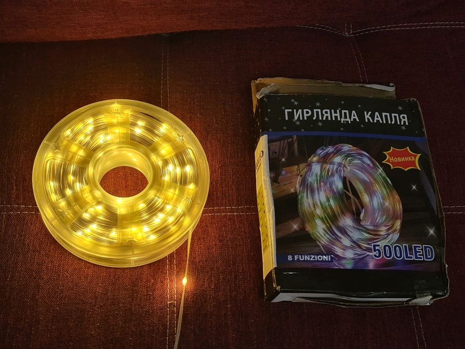 Светодиодная гирлянда капля