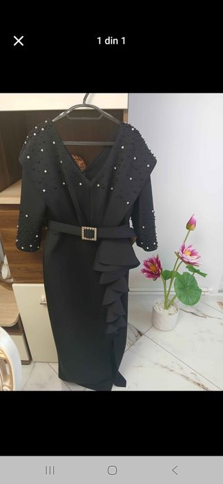 Rochie eleganta neopren elastica