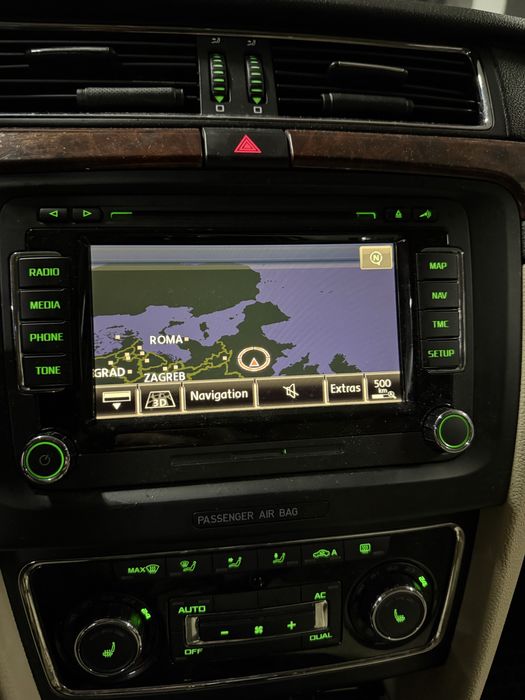 Navigatie RNS 510 HDD SD Card Skoda Superb 2 Octavia 2 Roomster