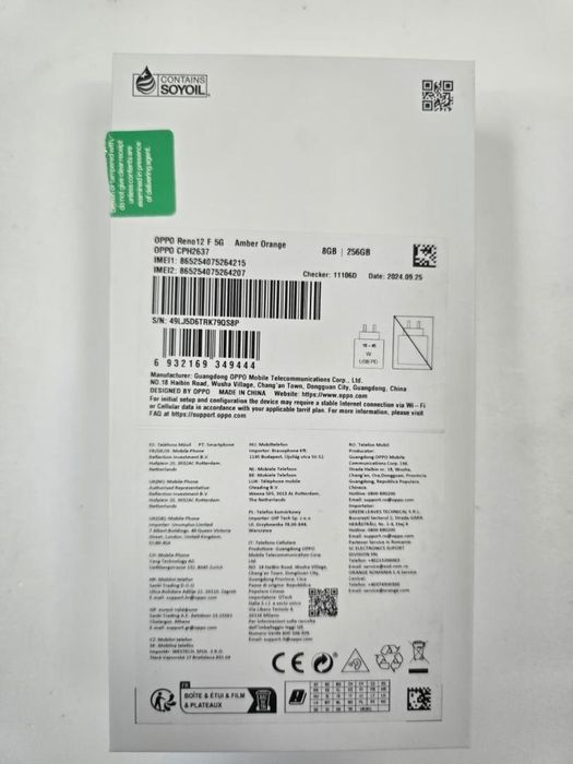 Telefon mobil Oppo Reno12 F, 8GB RAM, 256GB, 5G -P-