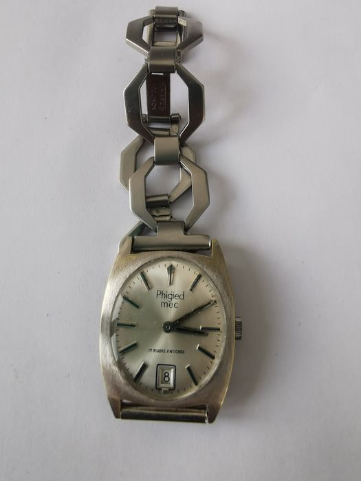Ceas Phigiet Mec - Mecanic - 28,5*32 mm-Funcționează excelent!