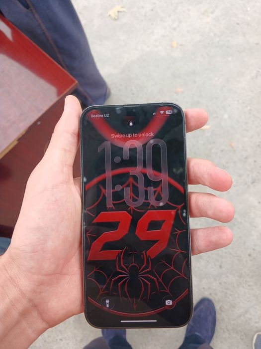 Iphone 13pro max ideal xolatda xotira :128 rangi rasmda xolati 10/9,5