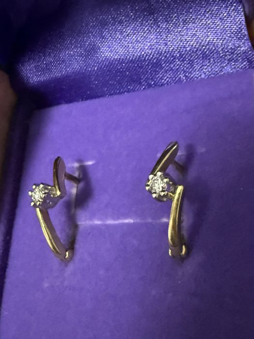 Бриллиантовые серьги