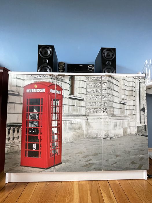 Скрин шкаф Лондон от Айко 102/79/35 + подарък стенен часовник