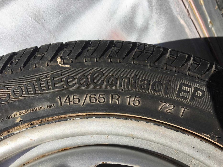 Гуми с джанти 15 3x112.5 за смарт smart