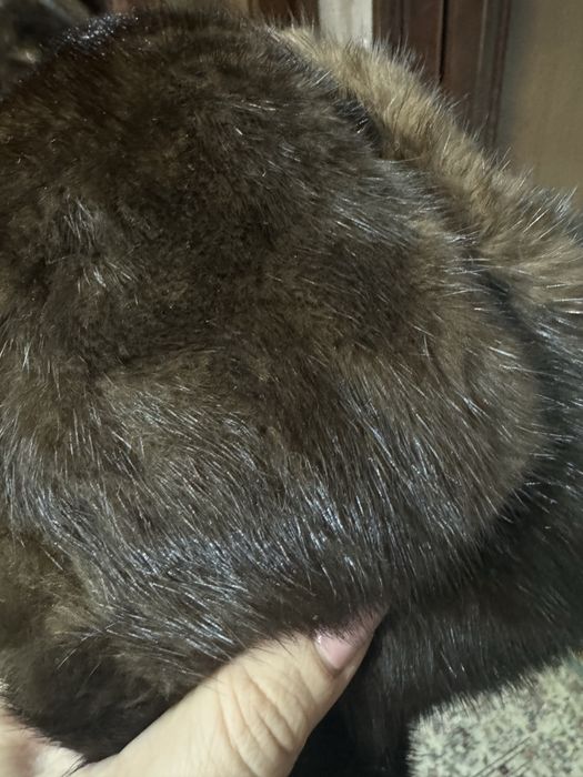 Норковая шапка мужская.