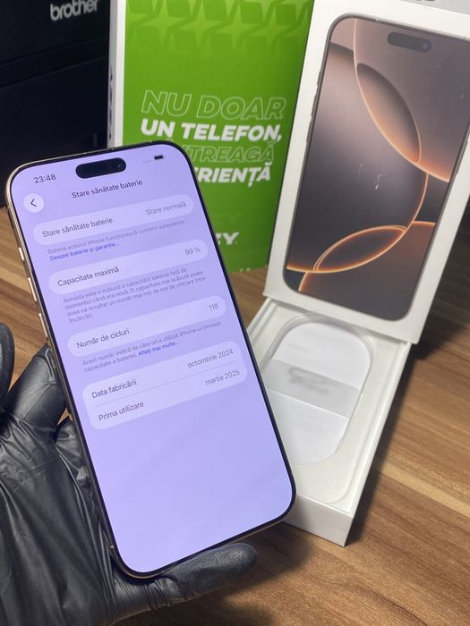 iPhone 16 Pro Max • 256 GB • Desert Titanium