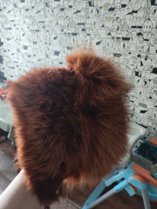 Детская натуральная шапка