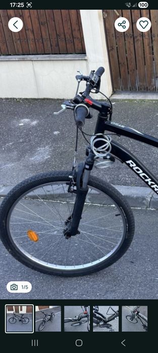 Bicicleta   Rockrider st 50 neagra