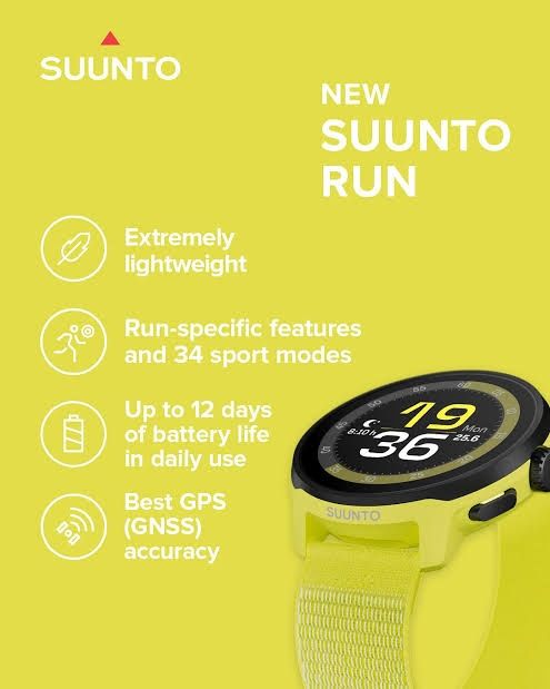 Ceas smart SUUNTO Run. Nou. GPS