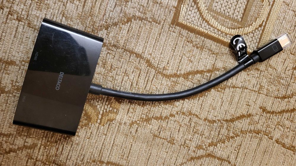 Deltaco Adaptor Mini DP la Hdmi-Vga  Nou
