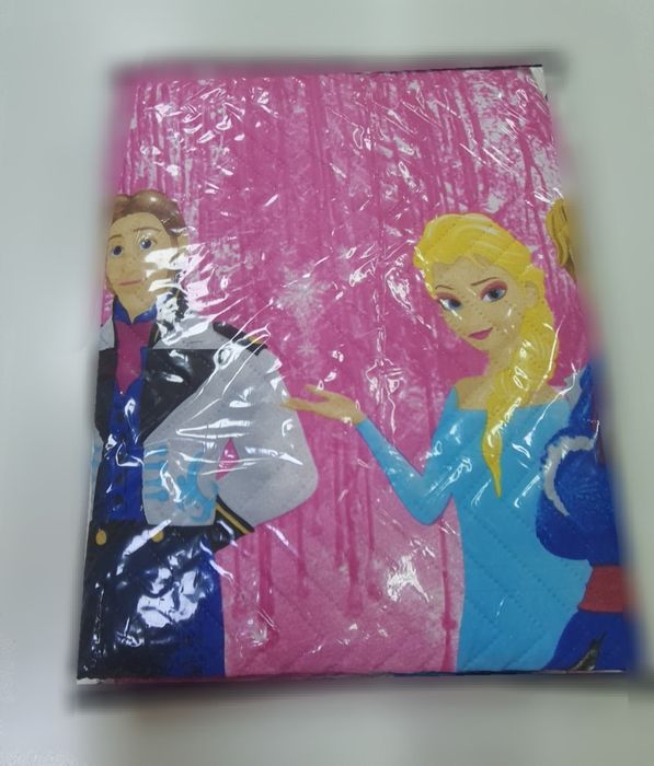 Детско двулицево шалте/покривало 100%памук