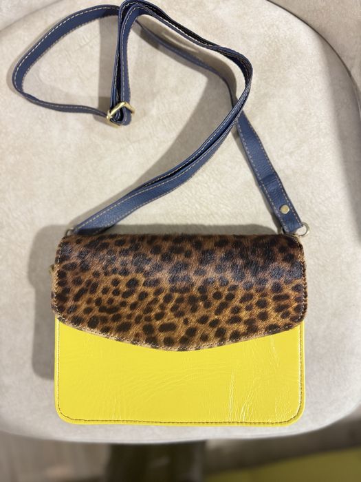 Дамска чанта естествена кожа