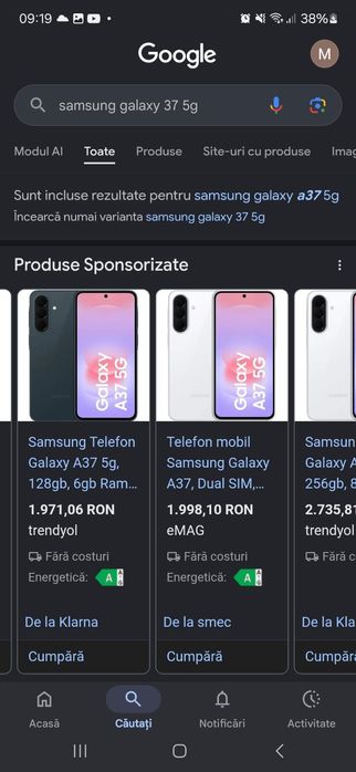 Vând Samsung a 37 sigilat