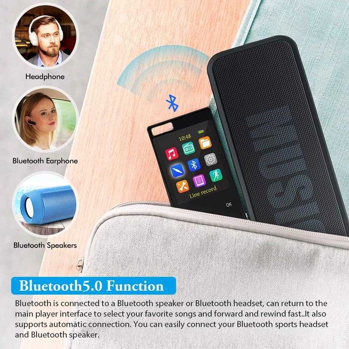 MP3 плейър с Bluetooth 5.0