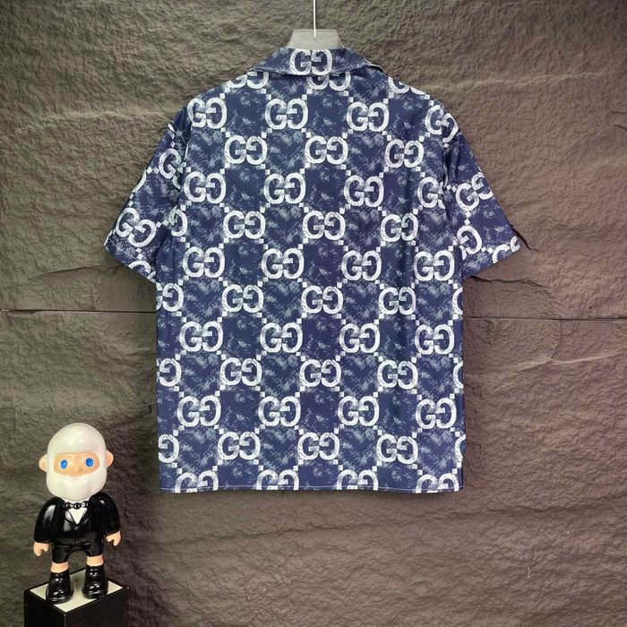 Gucci All-over Logo Trio cu mână scurtă Material de înaltă calitate