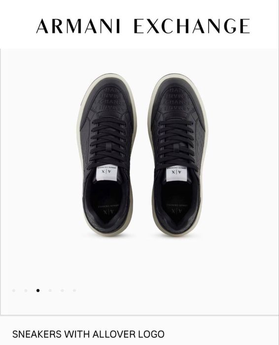Оригинал Armani Exchange мужские кроссовки