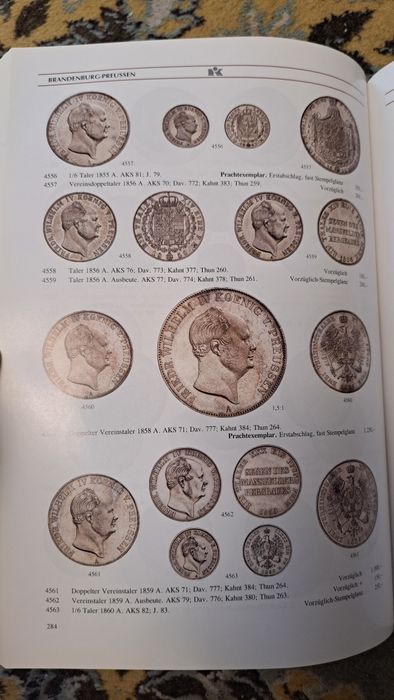 Cataloage numismatice Kunker - monede rare aur / argint