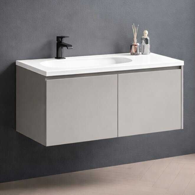 PVC шкаф за баня с мивка CALLA LATTE 80 см