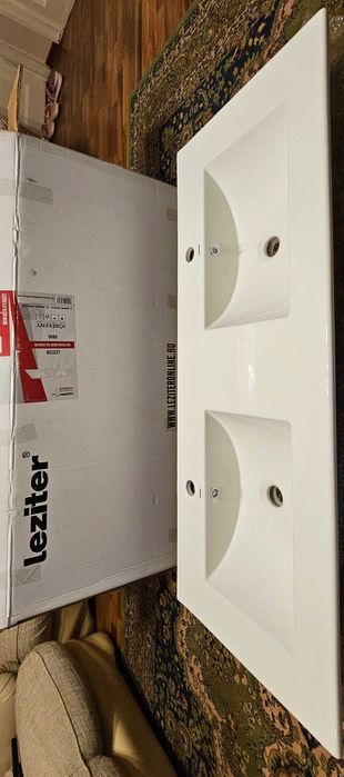 Lavoar baie dublu 120×47