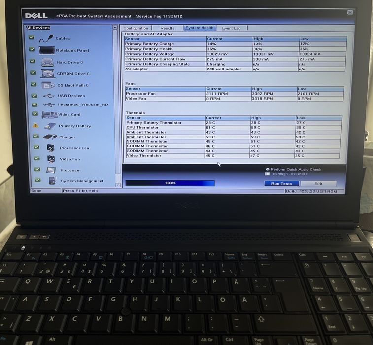 Dell precision m4800 i7 FirePro M5100