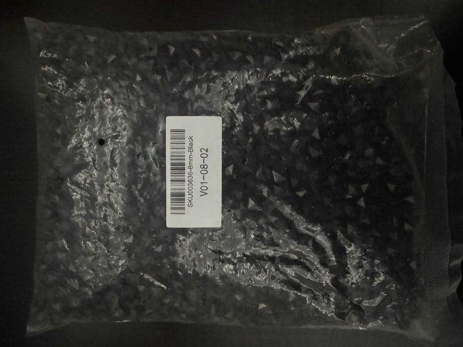 Черни мъниста  - 8мм за ръчна изработка